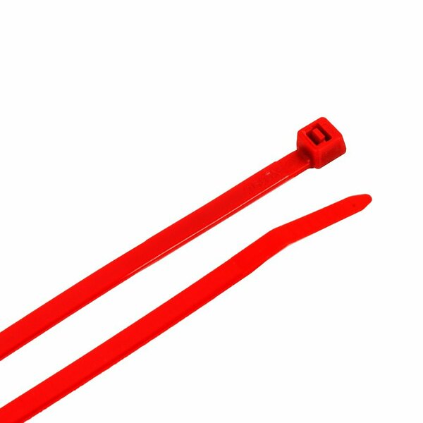Forney Cable Ties, 8 in Red Standard Duty 62017